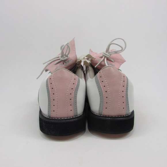 Top Flite Soft Spike Golf Shoes Women's Sz7.5 Pink & White - Picture 10 of 13